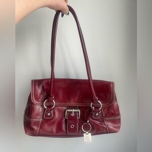 Giani Bernini red leather purse